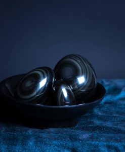 Obsidian Yoni Eggs