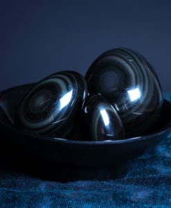 Obsidian Yoni Eggs